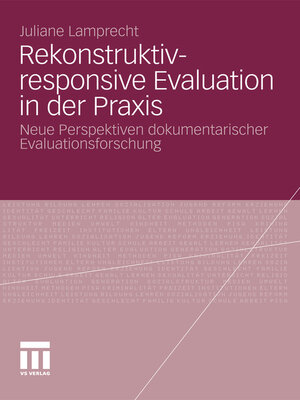 cover image of Rekonstruktiv-responsive Evaluation in der Praxis